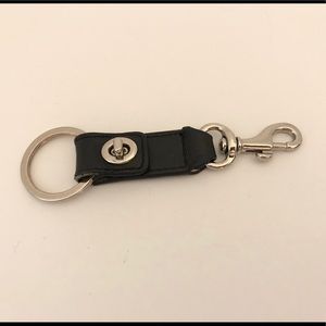 Sold - Coach Black Trigger Key Fob